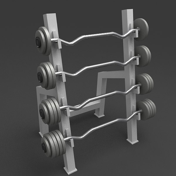 3d barbell rack