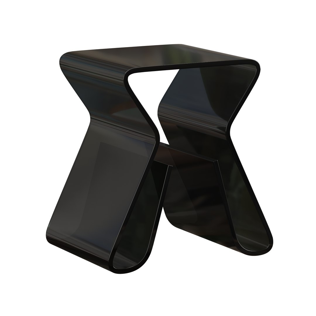 Acrylic Side Table 3D Model - TurboSquid 1924968