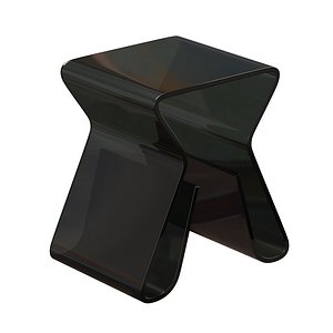 Acrylic Side Table 3D model