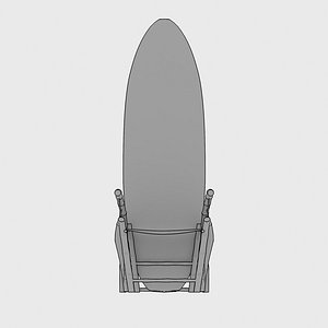 chair surf bamboo 3d model