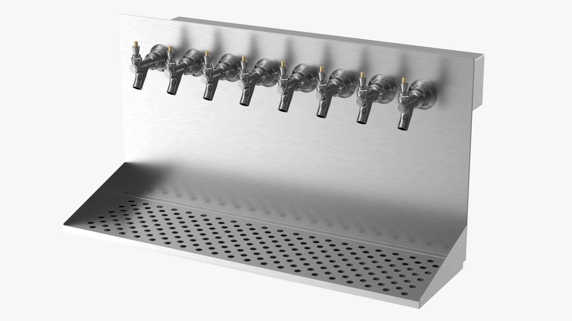 3D wall mount beer dispenser model https://p.turbosquid.com/ts-thumb/nT/HRgJYV/0u/wallmountbeerdispenser8faucetmb3dmodel010/jpg/1611219409/1920x1080/fit_q87/735cad759abbcbdf32db76528e2c2cfba312f207/wallmountbeerdispenser8faucetmb3dmodel010.jpg