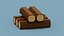 Voxel Wood 3D model