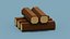 Voxel Wood 3D model