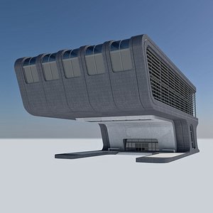 - futuristic office building max