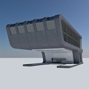 Modern Concept Office Building tile - Futuristic Structure 1
