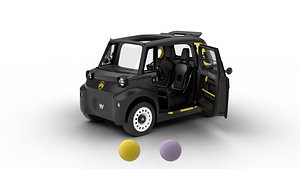 3D Citroen Ami Rip Curl 2026 HQ 3d model