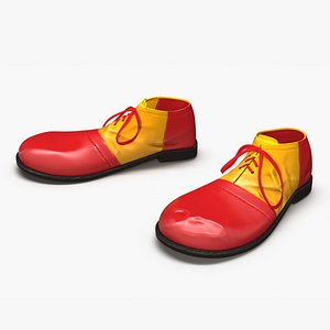 3D clown shoes