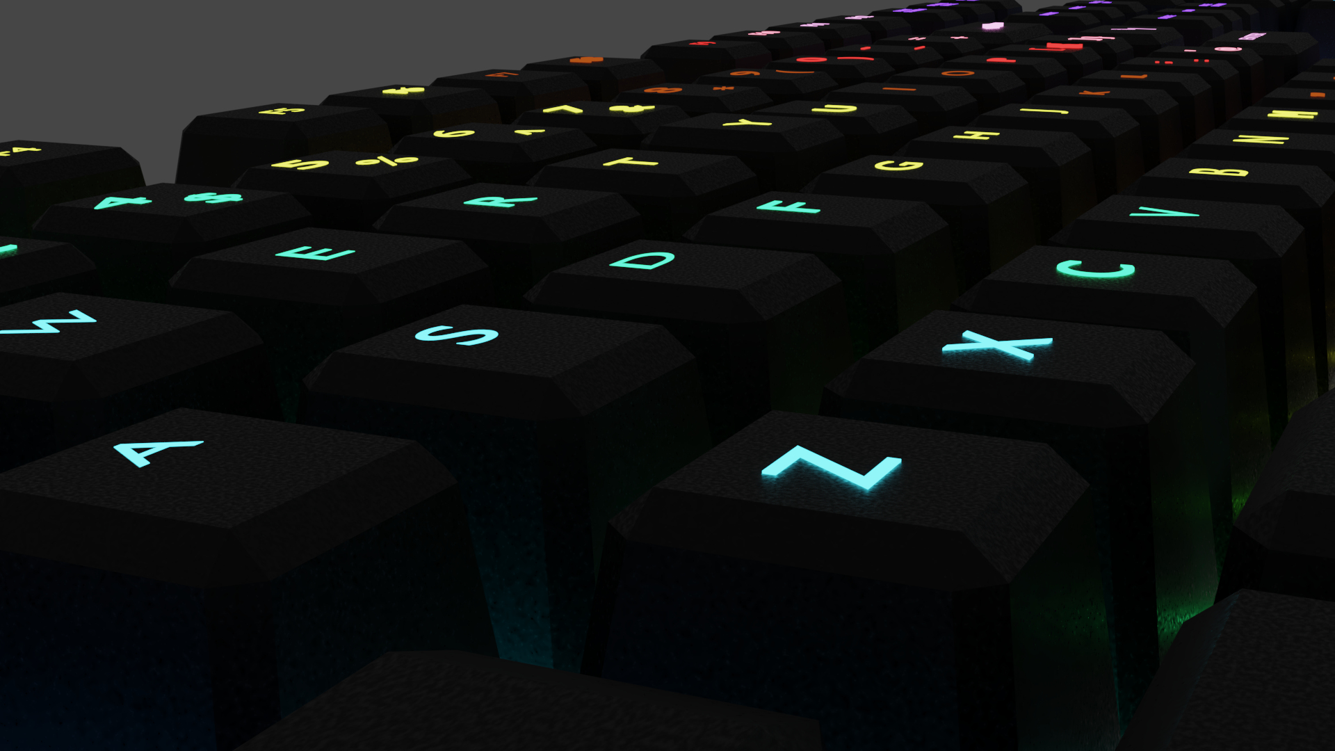 Free 3D keyboard rgb TurboSquid 1669677