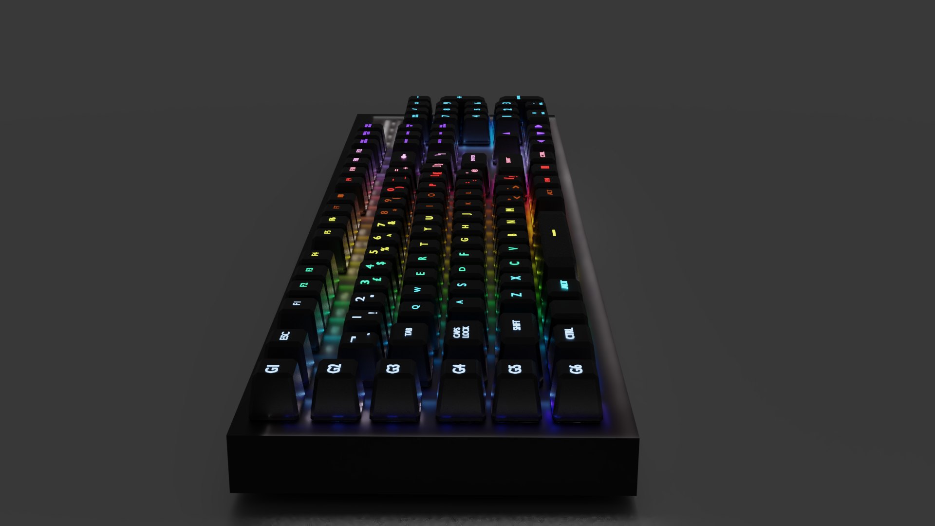 Free 3D keyboard rgb - TurboSquid 1669677