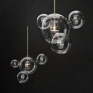 giopato coombes bolle chandelier 3D model