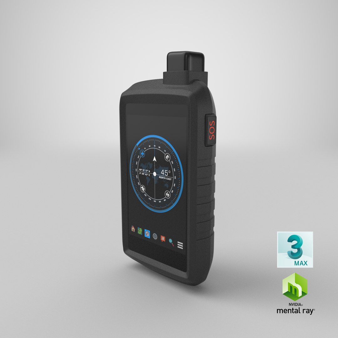 Digital Compass Device 3D Model - TurboSquid 1860313
