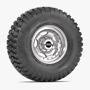 road wheel tire 3 3d max