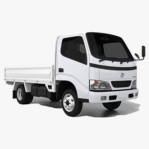 3D Toyota ToyoAce Flatbed truck model