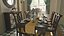 Antique Dining Room - Cinema 4D Octane Render plus Formats