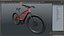 Vélo Électrique Harley Davidson Rouge