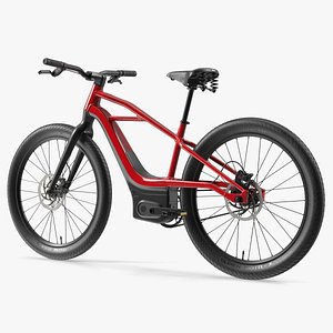 Electric Bike Harley Davidson Red