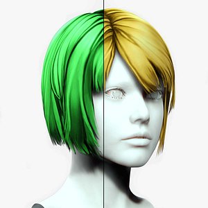 3D Classic Bob Hair For Woman