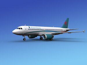 3d airline airbus model