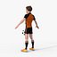 3D Cartoon Football player rigged