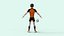 3D Cartoon Football player rigged