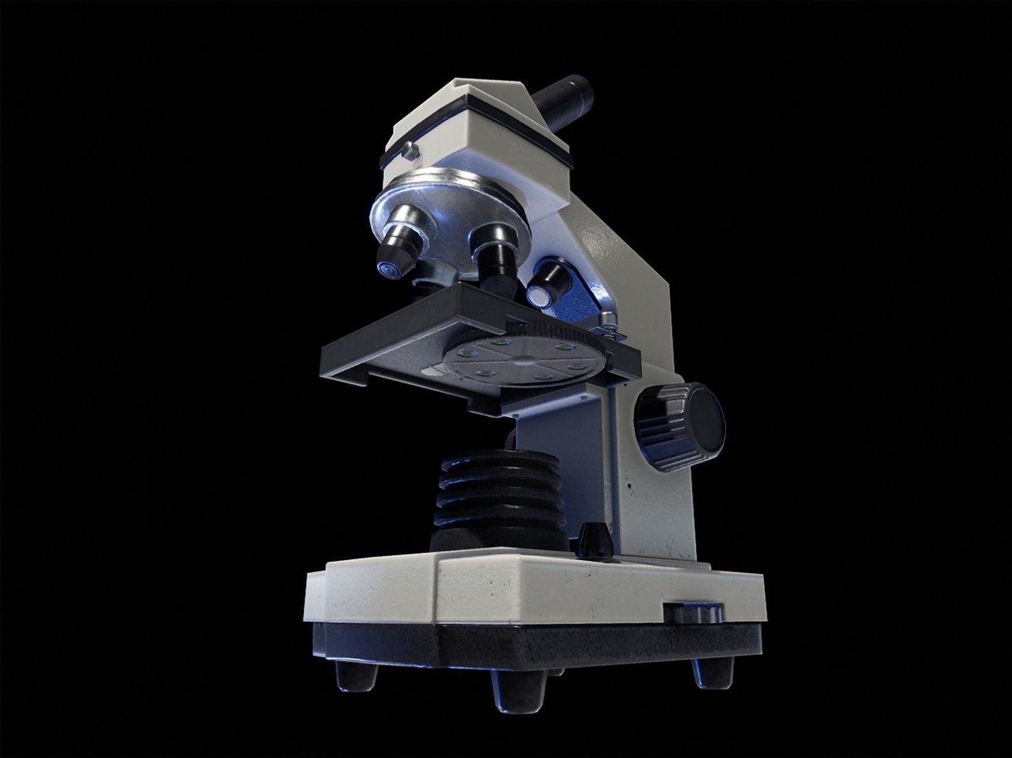 3D model microscope games ue4 TurboSquid 1312455