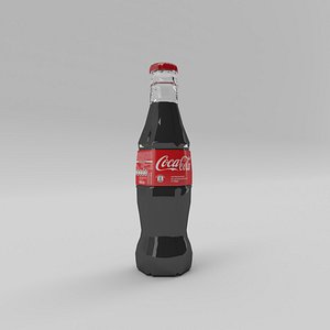3D Bottle Coca-cola 3 model