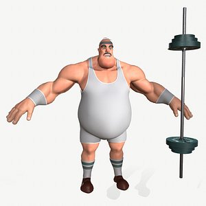 Athlete Low-poly