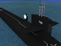 Ohio Class USS Rhode Island SSBN-740