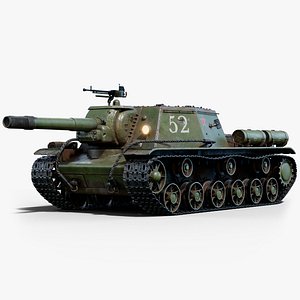 WW2 Howitzer SU152 Realtime