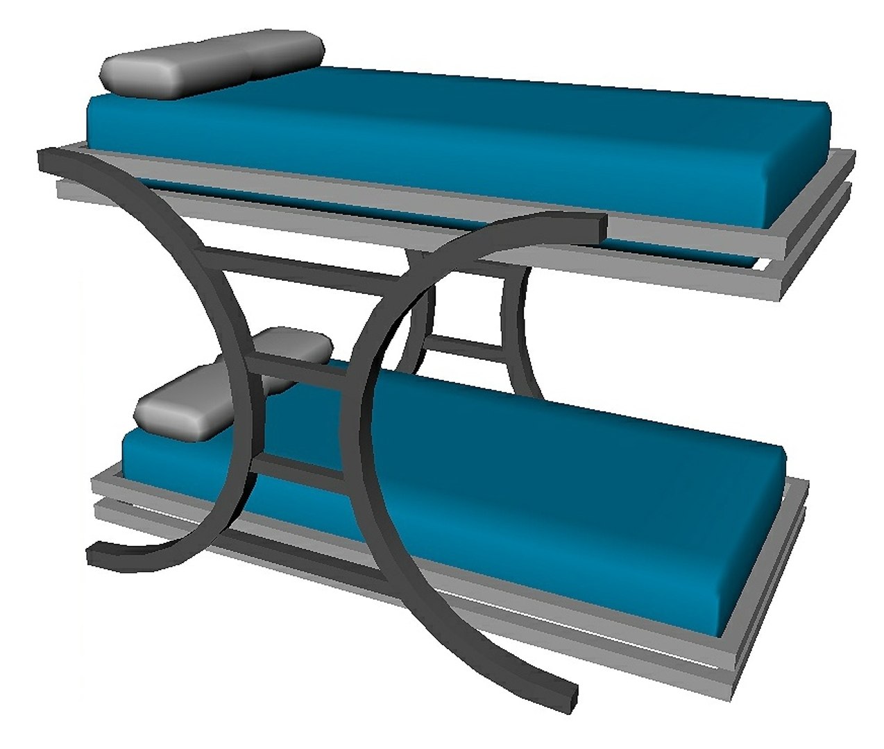 Scifi Space Bed 3D TurboSquid 1259776