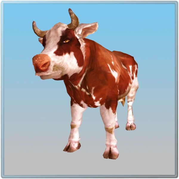 cow 3d model