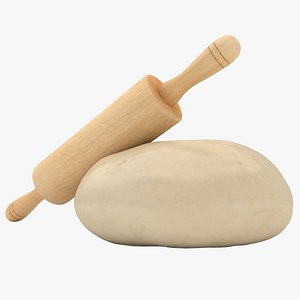 Rolling Pin with Dough Ball