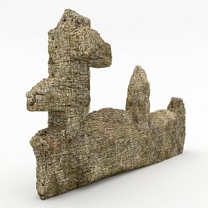 stone cliff 3d model