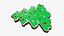 3D christmas cookie fir