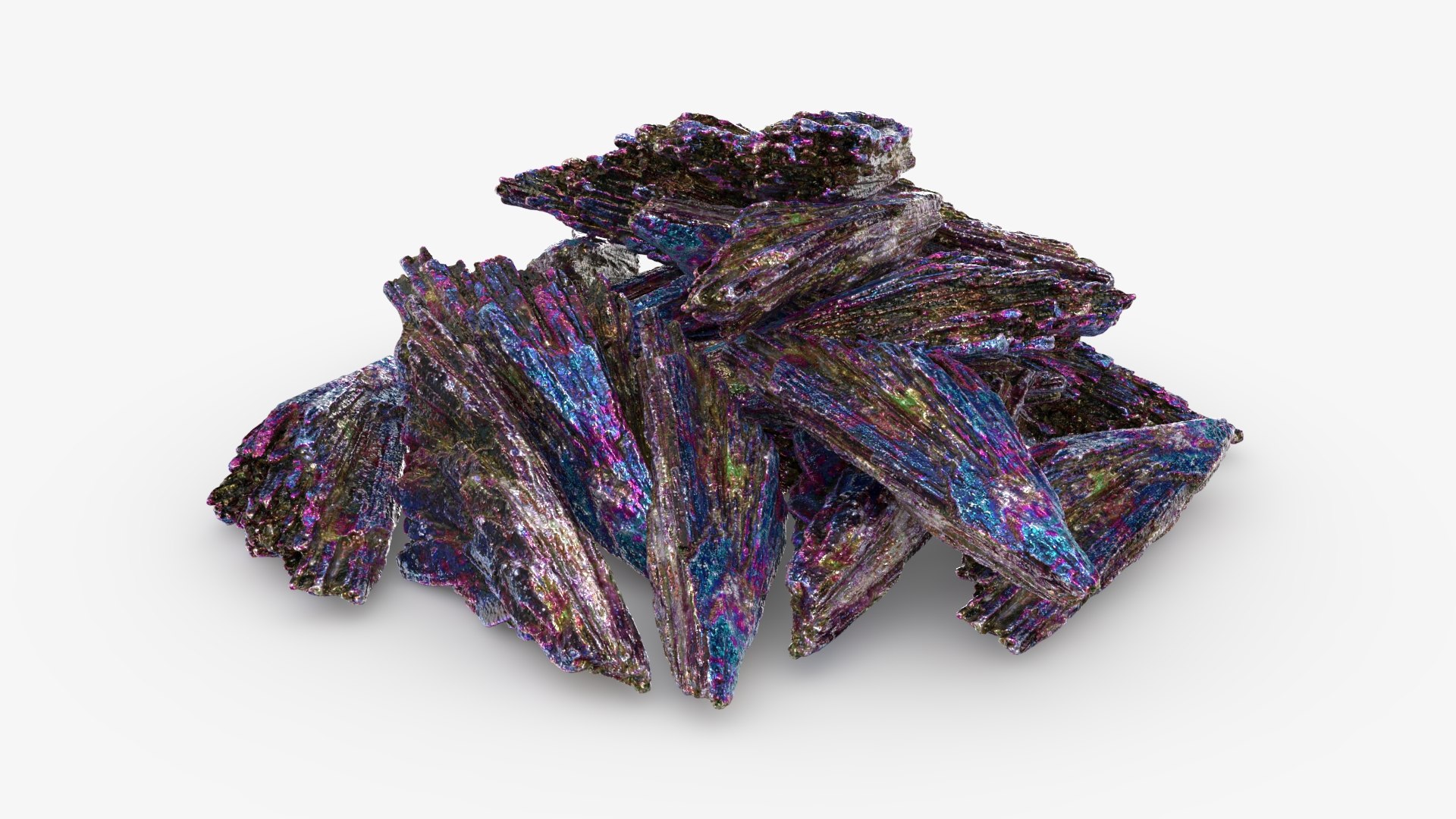 3D Model Natural Aura Rainbow Titanium 03 - TurboSquid 2356576