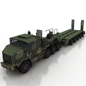 3d model truck vehicle transport