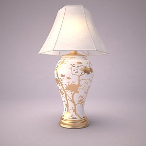 3d lamp table model