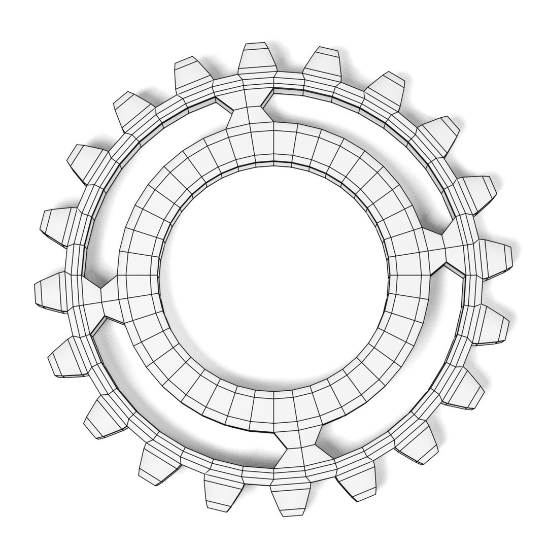 Gear Wheels 3D Model - 3DCADBrowser