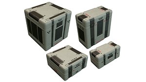 sci fi box 3d max