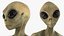 Humanoïde Extraterrestre Créature Voeux Pose Fourrure