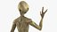 Humanoïde Extraterrestre Créature Voeux Pose Fourrure