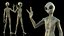 Humanoïde Extraterrestre Créature Voeux Pose Fourrure