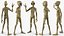 Humanoïde Extraterrestre Créature Voeux Pose Fourrure