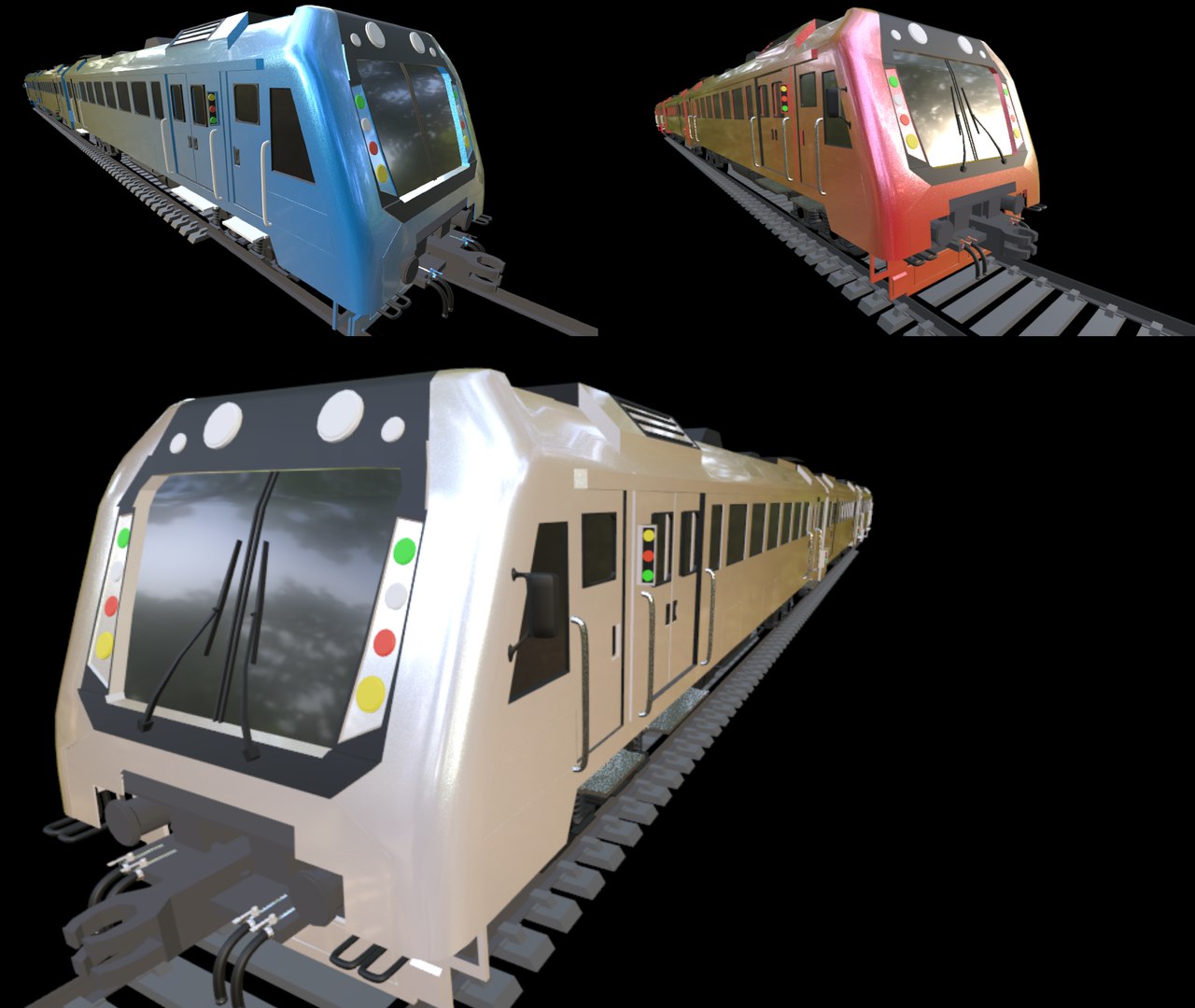 3D bullet Train collection - TurboSquid 1856842