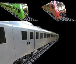 3D bullet Train collection