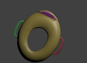 3d model of potty seat