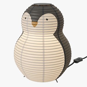 3D model HM Penguin paper table lamp