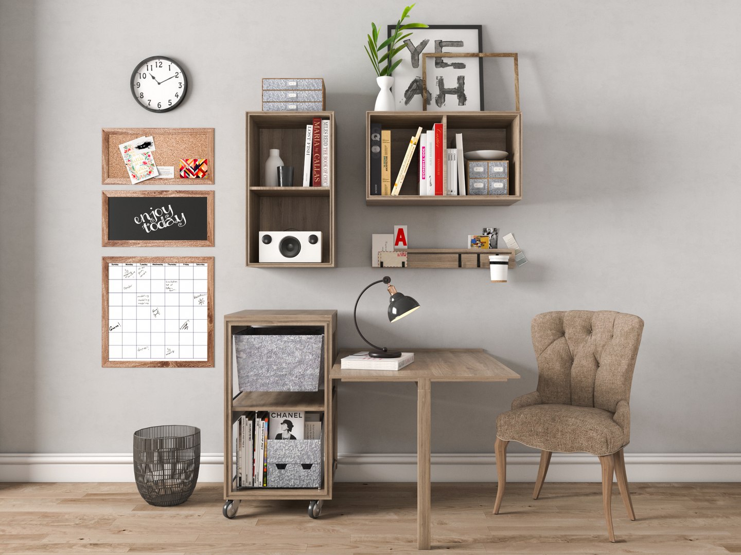 Study Desk 3D Model - TurboSquid 1789813