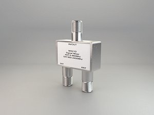 3D antenna splitter