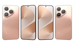 3D Huawei Pura 80 Velvet Gold
